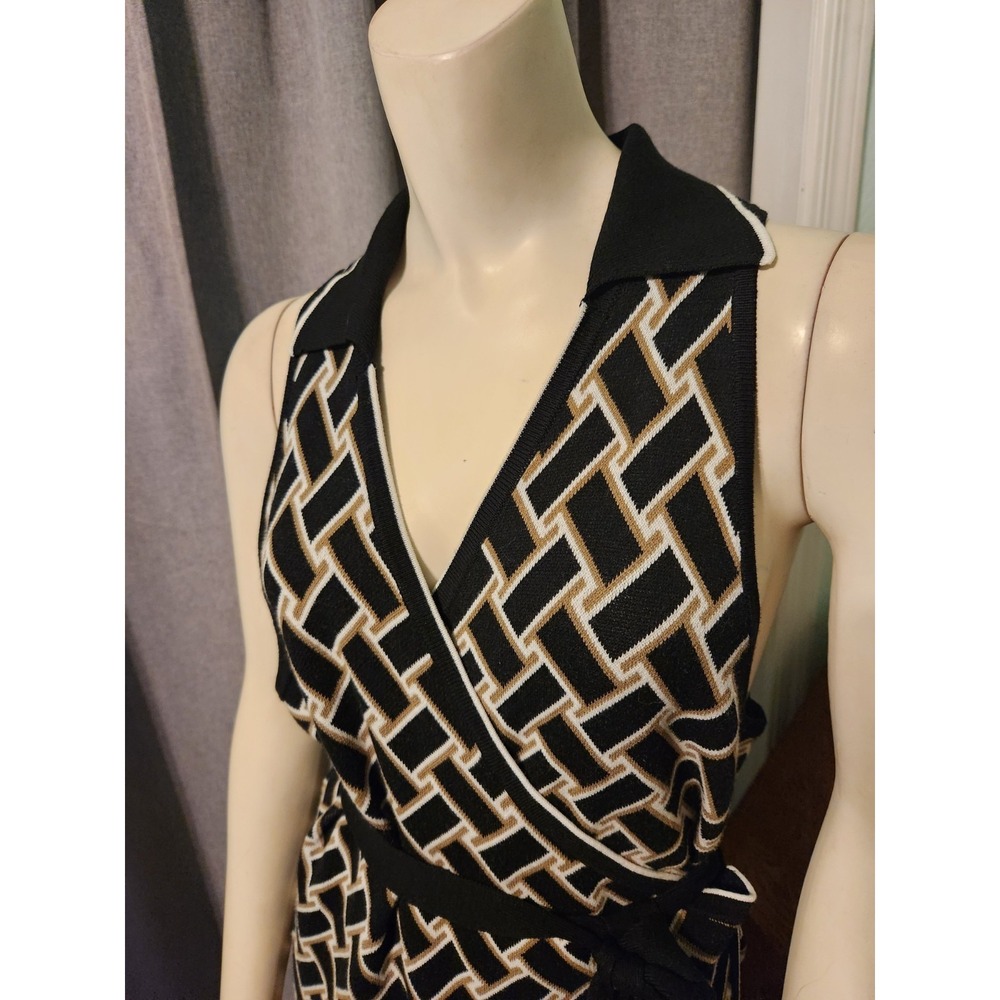 Diane von Furstenberg Women's Wrap Sleeveless Limited Edition Dress (Size XXL) - Picture 12 of 14